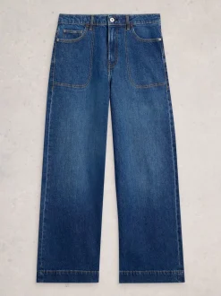 bleu foncé - Jean ample White Stuff Tia