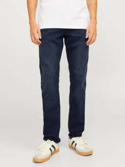 bleu foncé - Jean slim JACK & JONES Glenn