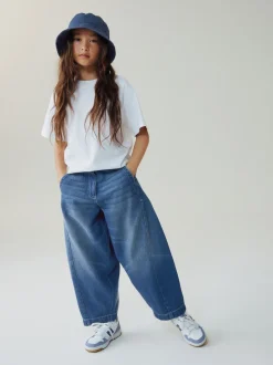 bleu foncé - Jeans Barrel (3-16ans)