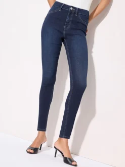 bleu foncé - Jeggings taille haute Friends Like These