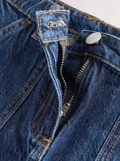 bleu foncé - Jupe en Denim (3-16ans)