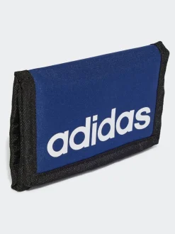 bleu foncé - Portefeuille adidas à logo vertical
