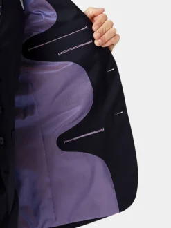 Bleu foncé - Veste de costume Brook Taverner