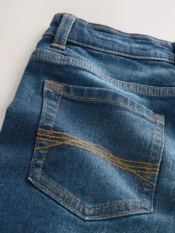 Bleu foncé de denim/délavé - Jean extensible, lot de 2 (3-17ans)