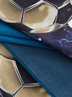 Bleu Football - Pyjama court 2 Pack (3-16ans)