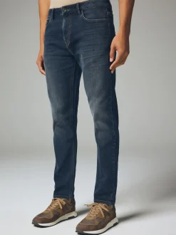 Bleu Gris Vintage - Slim Fit (Slim Fit) - Jeans stretch de confort