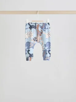 Bleu imprimé dinosaure - Hauts et Leggings 6 pièces bébé (0mois-3ans)