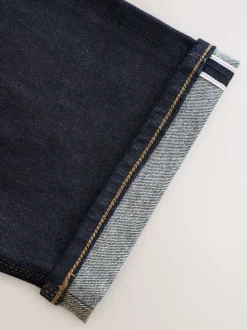 Bleu indigo rincé - Ajustement droit - Signature Selvedge jean Denim Jeans