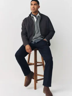 Bleu indigo rincé - Ajustement droit - Jeans stretch de confort