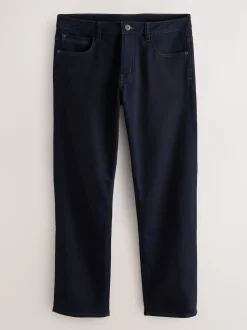 Bleu indigo rincé - Ajustement droit - Jeans stretch de confort