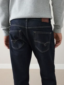 Bleu indigo rincé - Coupe fuselée régulière - Signature Selvedge jean Denim Jeans