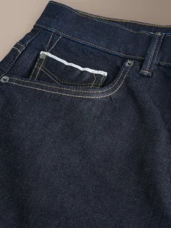 Bleu indigo rincé - Coupe fuselée régulière - Signature Selvedge jean Denim Jeans