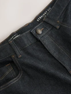 Bleu indigo rincé - Jean Denim Signature brossé douillet à Carreaux