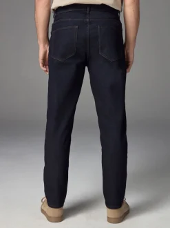 Bleu indigo rincé - Jeansextensible classique coupe fuselée régulière