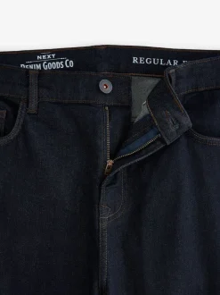 Bleu indigo rincé - Jeansextensible classique coupe fuselée régulière