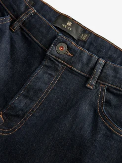 Bleu indigo rincé - Straight Fit Classic Jeans extensibles