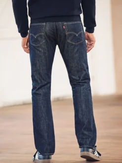 Bleu Jean Marlon bleu marine foncé - Levi's® 501® Original Jeans