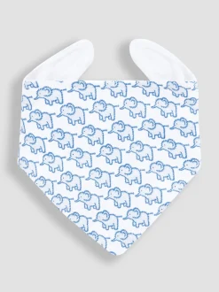 bleu layette - Jojo Maman Bébé Paquet de 3coton Baby Dribble BIBS