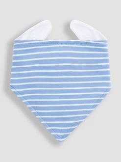 bleu layette - Jojo Maman Bébé Paquet de 3coton Baby Dribble BIBS