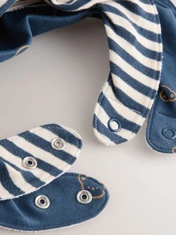 Bleu maman et papa - Bébé BIBS 2 Pack