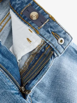 Bleu marine - Abercrombie & Fitch Jean large taille haute