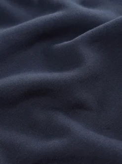 Bleu marine - Ajustement régulier - Sweat-shirt épais à Col rond riche en coton