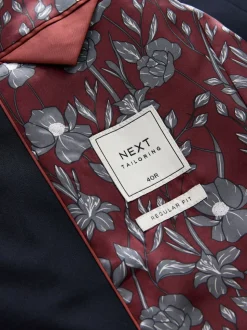 Bleu marine - Ajustement régulier - Veste de costume à deux boutons