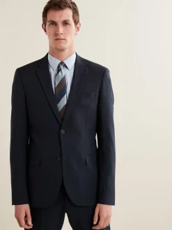 Bleu marine - Ajustement régulier - Veste de costume Essential