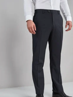 Bleu marine - Ajustement régulier - Pantalon intelligent stretch