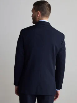 Bleu marine - Ajustement régulier - Veste de costume Signature Nova Fides en 100% laine italienne