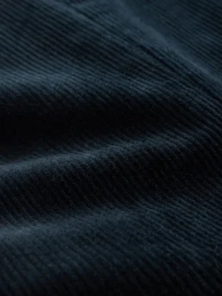 Bleu marine - Blazer en velours côtelé