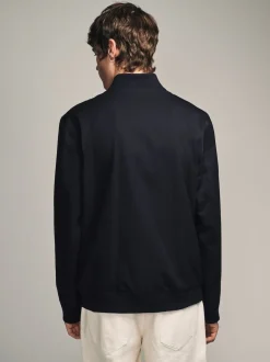 Bleu marine - Blouson bomber élégant