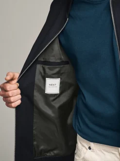 Bleu marine - Blouson bomber élégant