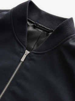 Bleu marine - Blouson bomber élégant