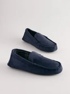 Bleu marine - Chaussons Moccasin