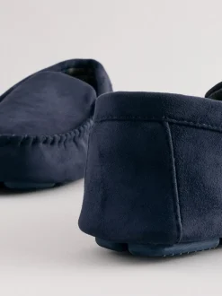 Bleu marine - Chaussons Moccasin