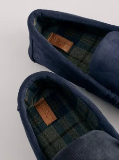 Bleu marine - Chaussons Moccasin