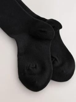 Bleu marine - Collants pour l'école enrichi en coton