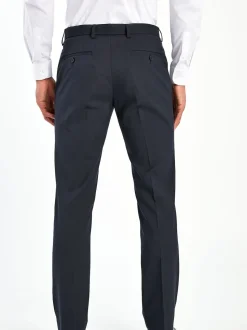 Bleu marine - Coupe sur mesure - Pantalon intelligent stretch
