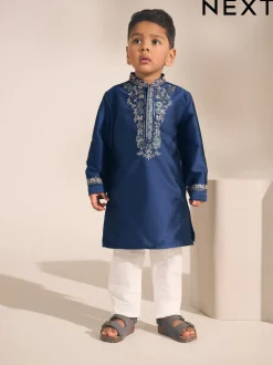 Bleu marine - Eid Kurta (3mths-16yrs)