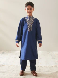 Bleu marine - Eid Kurta (3mths-16yrs)