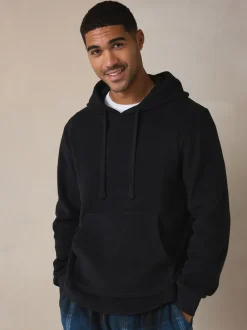 Bleu marine - Ensemble sweat à capuche à manches longues en polaire thermique