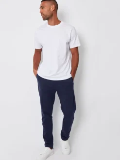 Bleu marine - Jogging Threadbare jambes droites