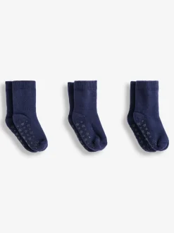 Bleu marine - Jojo Maman Bébé Paquet de 3chaussettes très épaisses