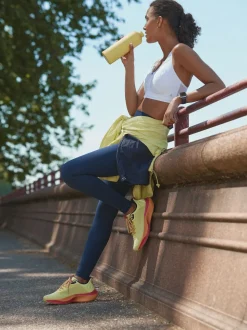 Bleu marine - Legging Sports Dry Tech Tummy Control taille haute