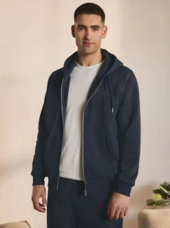 Bleu marine - Lit 1 place - Sweat à capuche