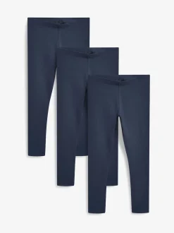 Bleu marine - Lot de 3 leggings (3-16ans)