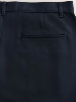 Bleu marine - Lot de 2 pantalons intelligents unis sur le devant