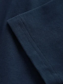 Bleu marine - Lot de 5 shorts de vélo extensibles en coton riche (3-16ans)