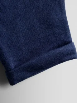 Bleu marine - Lot de 2pantalons de jogging JoJo Maman Bébé à rayures et unis